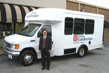 Logos and lettering bus graphics