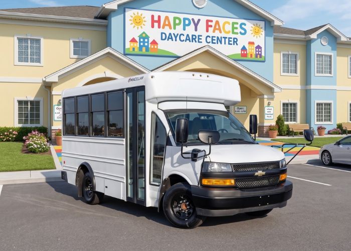 Collins Magellan Single Rear Wheel at daycare facility