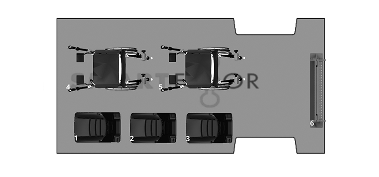 ADABoy ProMaster: Rear Lift 3 + 2WS Floor Plan