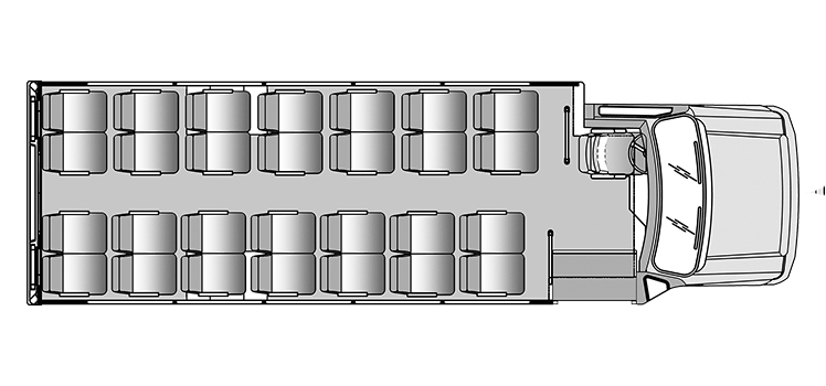 Starcraft MVP: 29 Pax Floor Plan