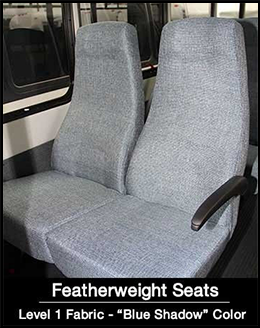 Featherweight Seats - Level 1 Blue Shadow