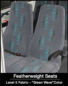 Featherweight Seats - Level 5 Green Wave